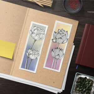 Set of 2 Metallic Book Marks