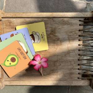 Set of 4 Animated Tea Coasters